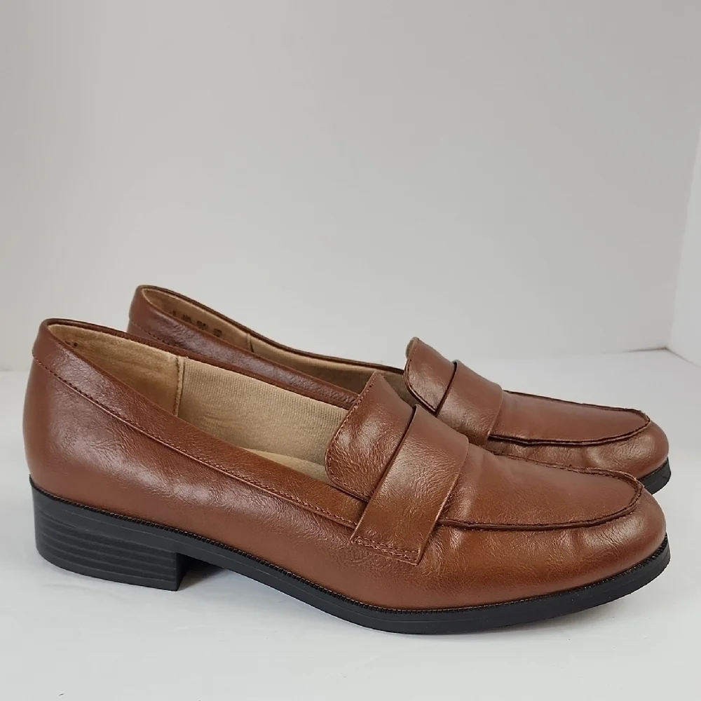 LifeStride Women's Brown Loafers, Size 10
